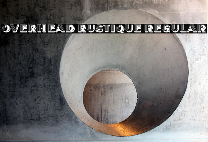 Overhead Rustique Regular Example 1
