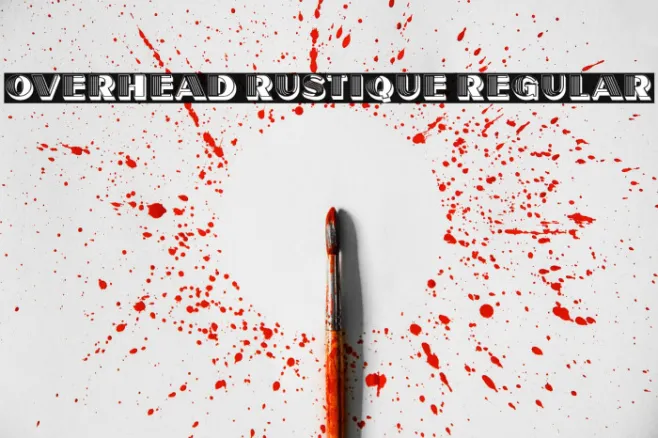 Overhead Rustique Regular Example 3