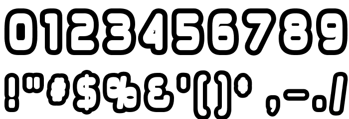 Overload Burn Font OTHER CHARS