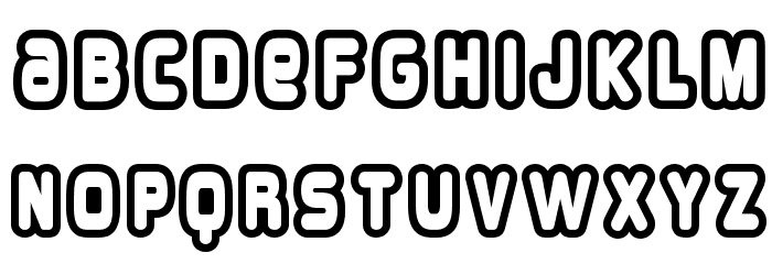 Overload Burn Font LOWERCASE
