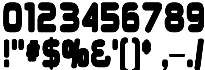 Overload-Regular Font OTHER CHARS