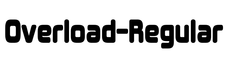 Overload-Regular  Descarca Fonturi Gratis