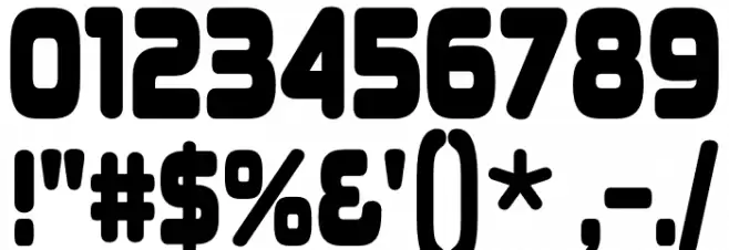 Overload-Regular Font OTHER CHARS