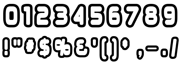 OverloadBurn-Regular Font OTHER CHARS