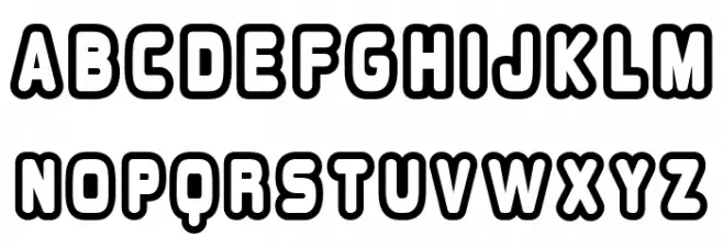 OverloadBurn-Regular 字体 大写