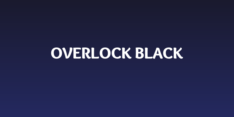Overlock Black Social Header