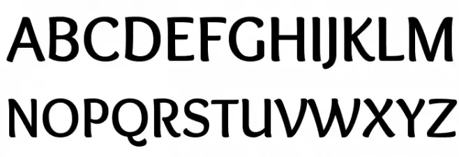 Overlock Bold Schriftart Groß