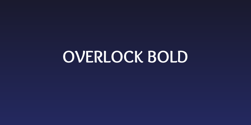 Overlock Bold Social Header