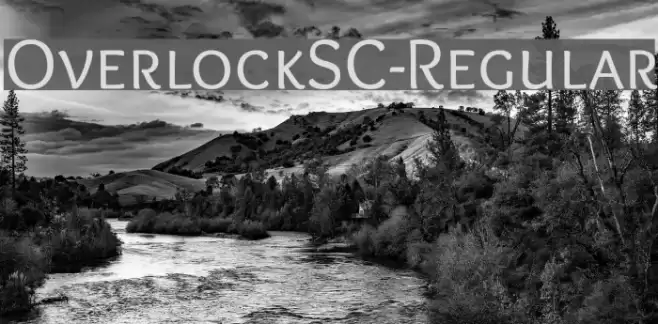 OverlockSC-Regular Font examples