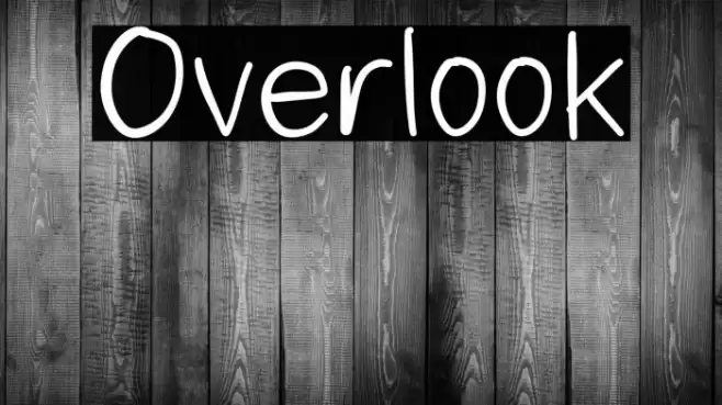 Overlook Font examples