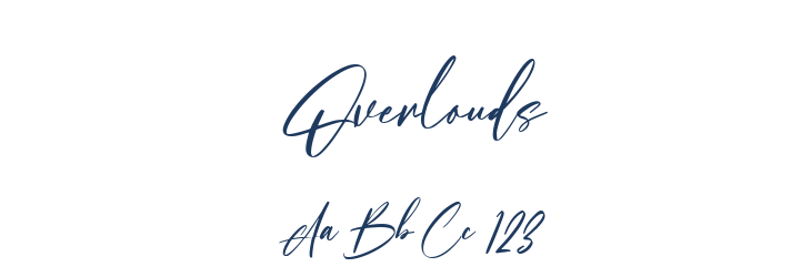 Overlouds Font Preview