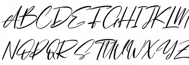 Overlouds Font UPPERCASE