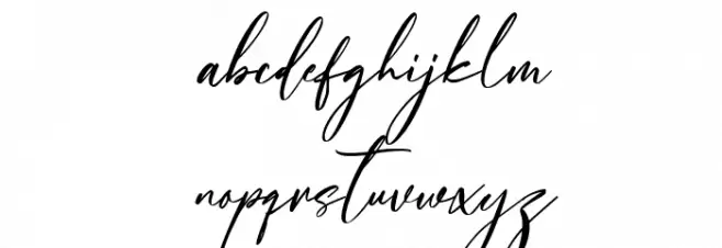 Overlouds Font LOWERCASE