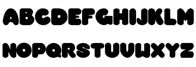 Overmuch Lowered+ Font Litere mari