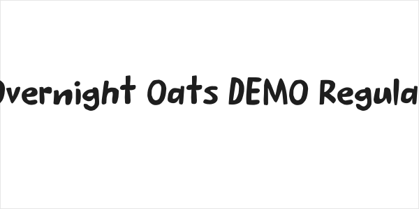 Overnight Oats DEMO Regular Logo