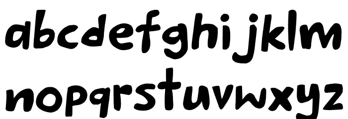 Overnight Oats DEMO Regular Font LOWERCASE