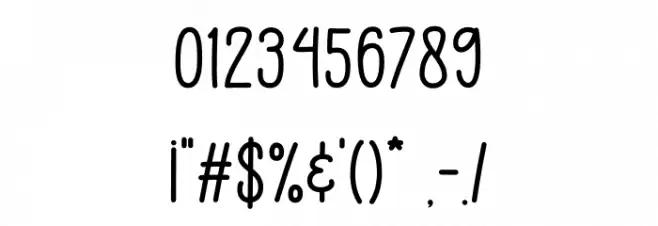 Overnight Font OTHER CHARS