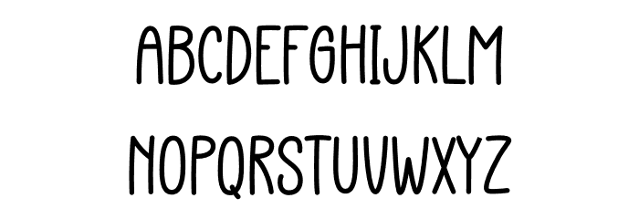 Overnight Font UPPERCASE