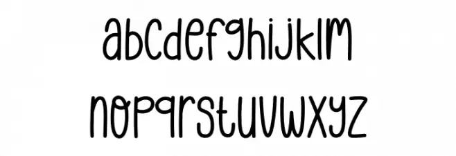 Overnight Font LOWERCASE