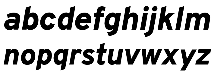 Overpass Black Italic Font LOWERCASE