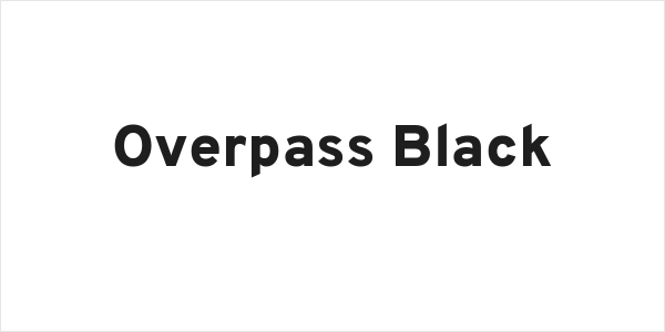 Overpass Black Logo