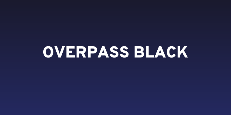 Overpass Black Social Header