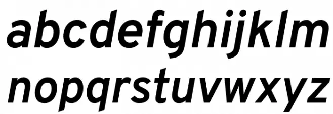 Overpass Bold Italic फ़ॉन्ट लोअरकेस
