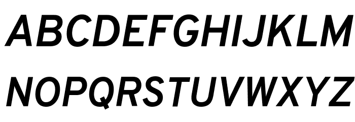 Overpass Bold Italic Fuentes MAYÚSCULAS