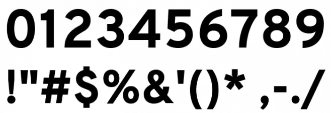 Overpass Bold Font OTHER CHARS