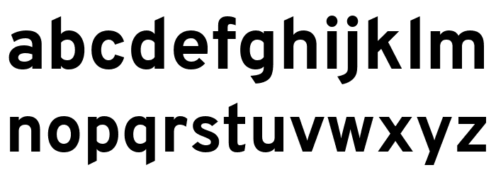 Overpass Bold Font LOWERCASE