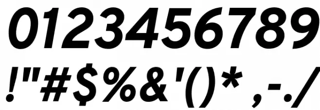 Overpass ExtraBold Italic Font OTHER CHARS
