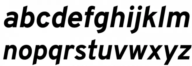 Overpass ExtraBold Italic Fonte MINÚSCULAS