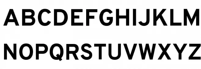Overpass ExtraBold Font UPPERCASE