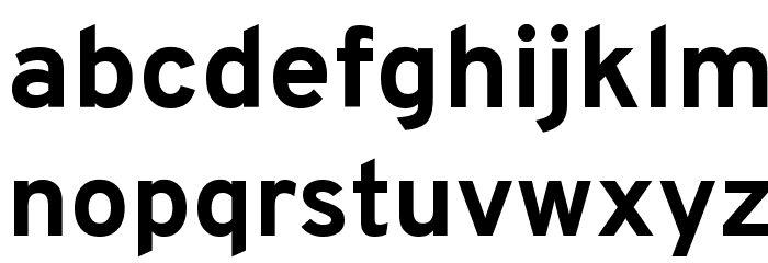 Overpass ExtraBold Font LOWERCASE