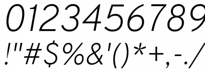 Overpass ExtraLight Italic Font OTHER CHARS