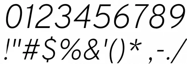 Overpass ExtraLight Italic Font OTHER CHARS