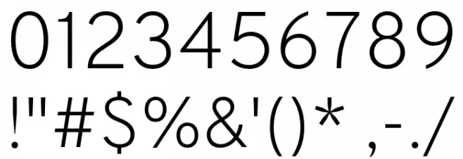 Overpass-ExtraLight Font OTHER CHARS