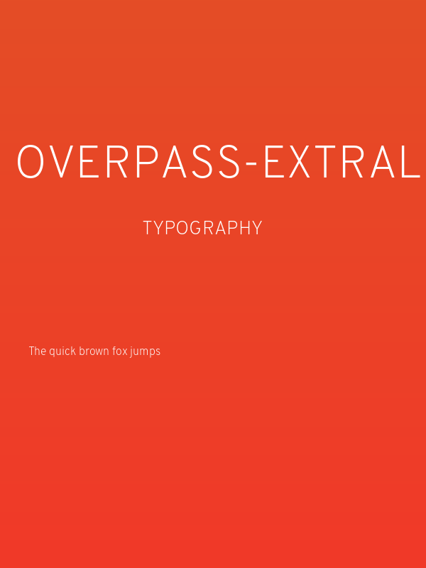 Overpass-ExtraLight Poster