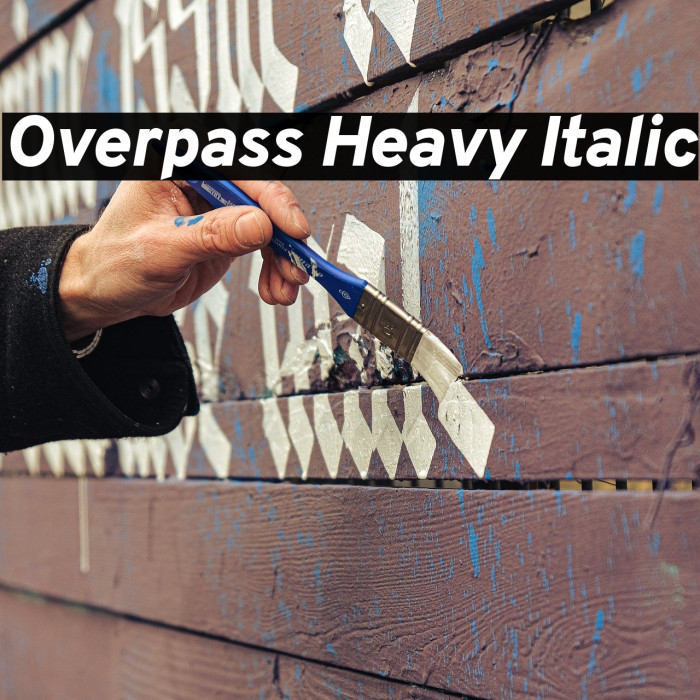 Overpass Heavy Italic Example 3
