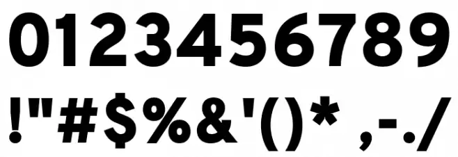 Overpass-Heavy Font OTHER CHARS