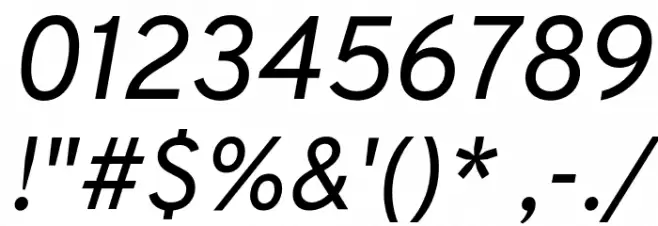 Overpass Italic Font OTHER CHARS