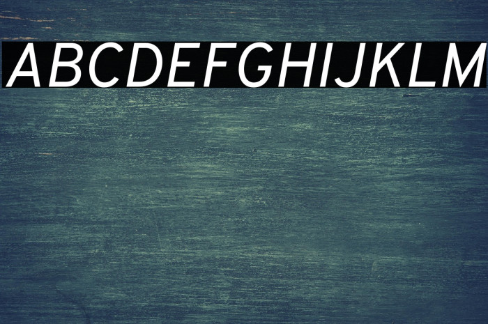 Overpass Italic Example 1