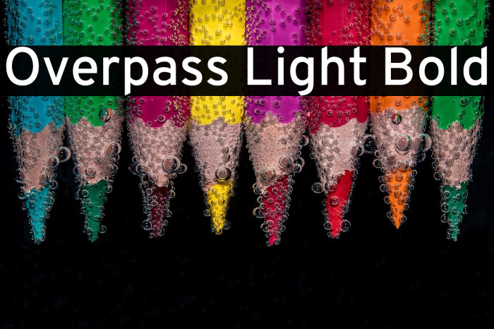 Overpass Light Bold Example 1