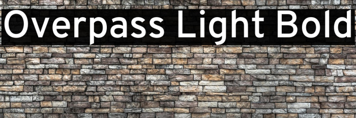 Overpass Light Bold Example 2
