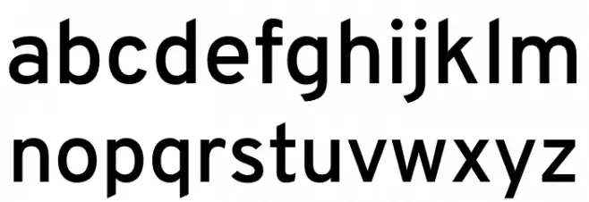 Overpass Light Bold Schriftart Kleinbuchstaben