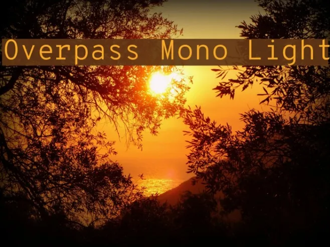 Overpass Mono Light Example 1