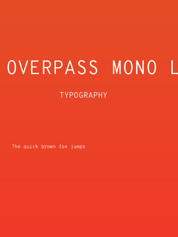 Overpass Mono Light Poster