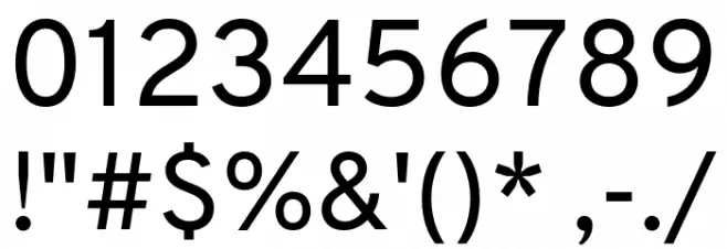 Overpass-Regular Font OTHER CHARS