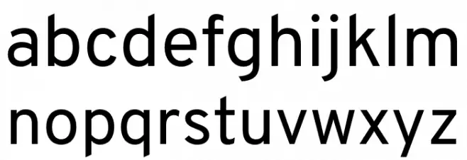 Overpass-Regular 字体 小写