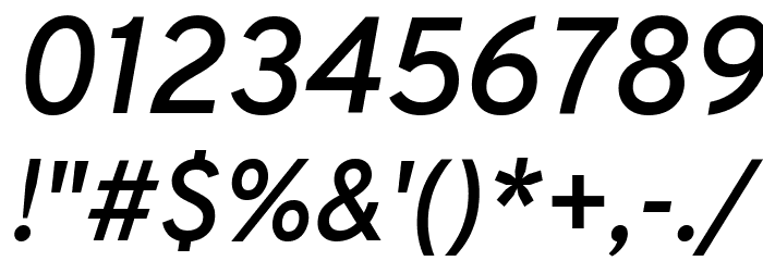 Overpass SemiBold Italic Font OTHER CHARS